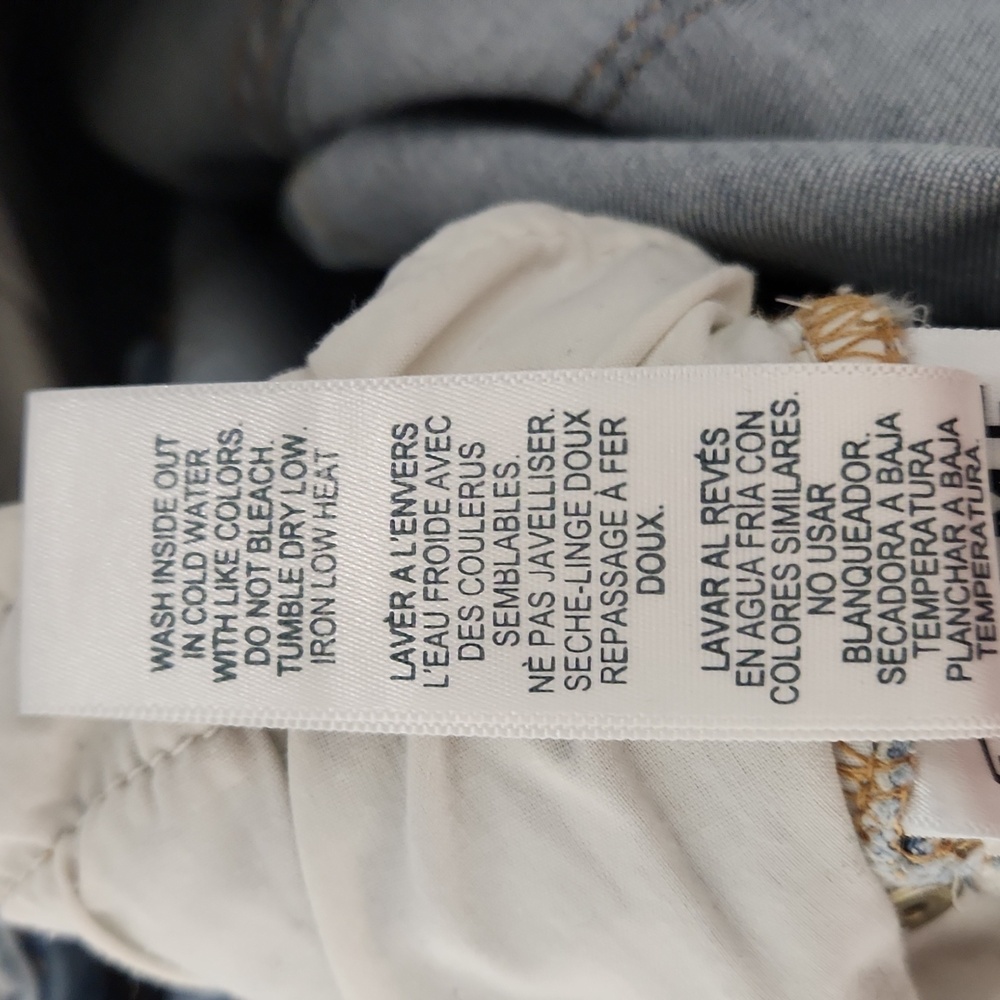 Frame Le Skinny de Jeanne Crop in Jerome Light Wash Size 25 - Picture 13 of 15